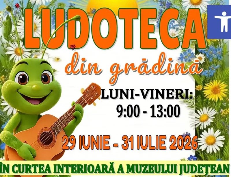 Un colț de poveste pentru cei mici: „Ludoteca din grădină” revine la Muzeul Județean Buzău