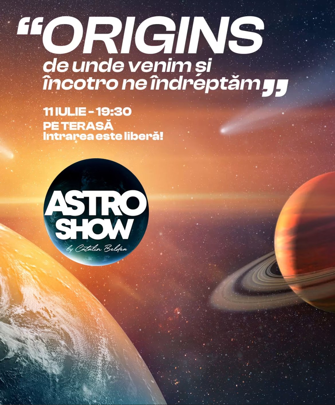 ASTROSHOW BUZĂU – UNIVERSUL VINE MAI APROAPE DE TINE