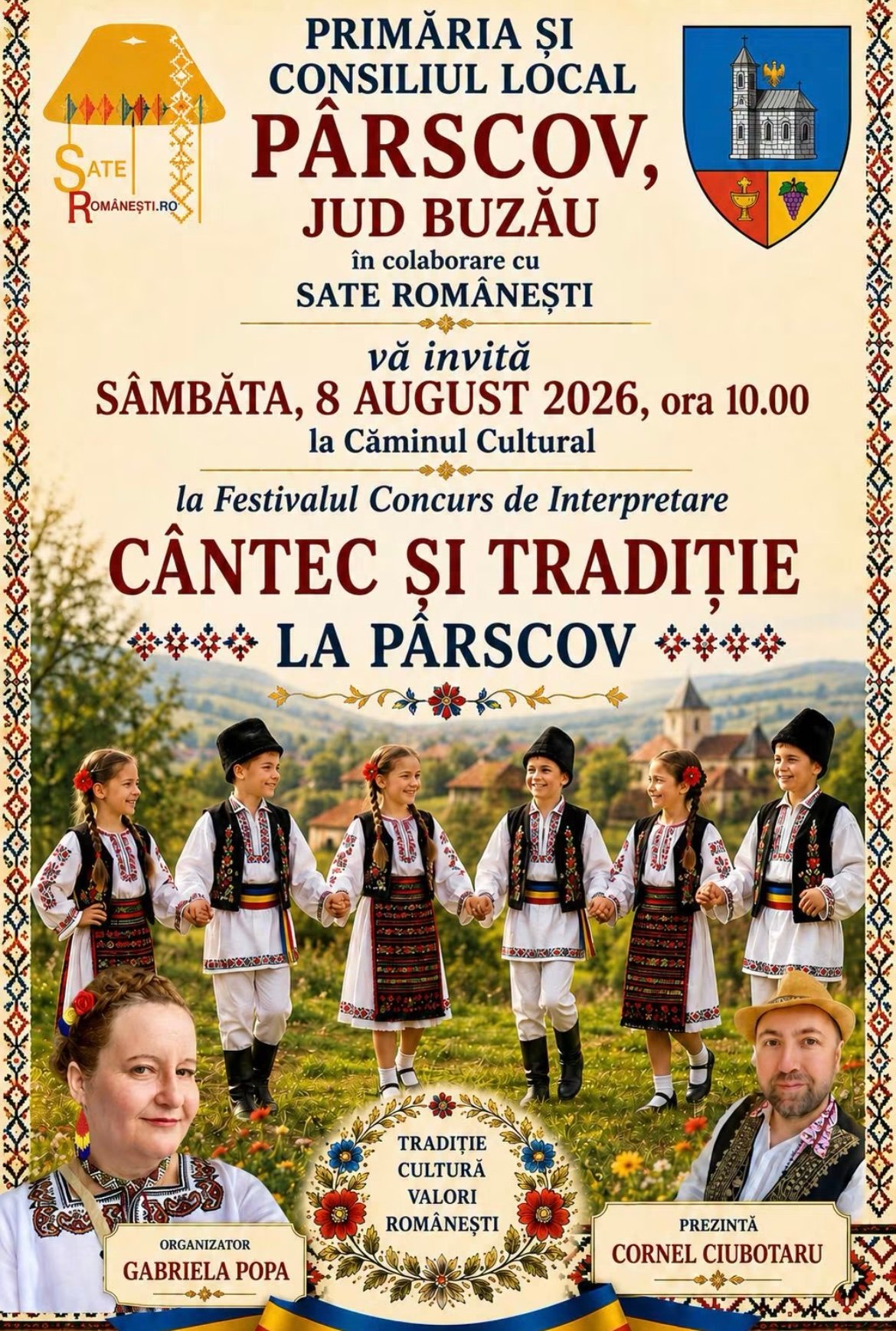 „Vara Talentelor” ajunge la Pârscov! Gabriela Popa pregătește o nouă sărbătoare a muzicii și talentului pe 8 august