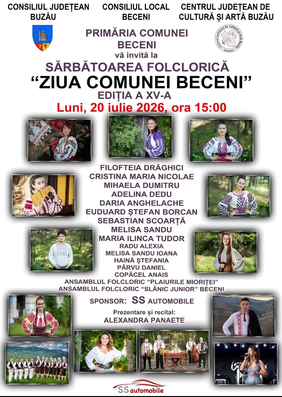 Beceni îmbracă din nou straie de sărbătoare! Ziua Comunei revine cu muzică, tradiții și invitați de seamă