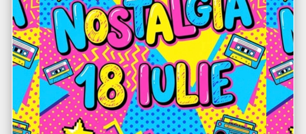 Nostalgia Party – Sâmbătă, 18 iulie 2026 @ After City Club Buzău