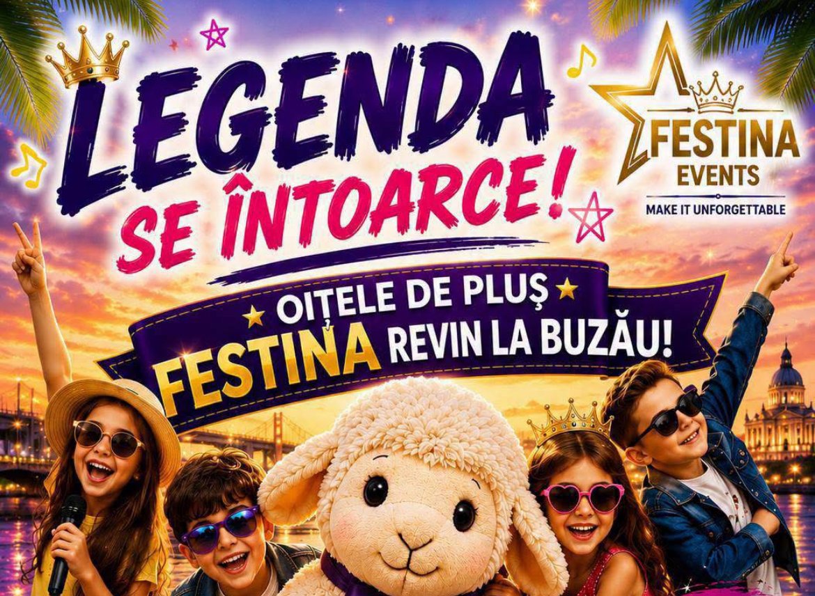 FESTINA Buzău 2026 – Marea sărbătoare a talentelor pentru copii!