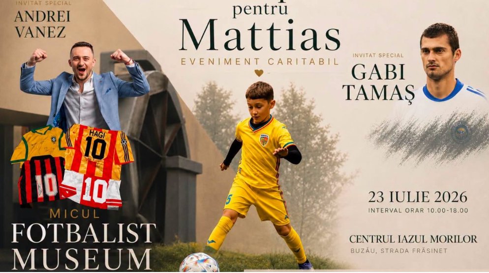 Eveniment caritabil pentru Mattias, băiețelul de 8 ani care luptă cu o boală cumplită