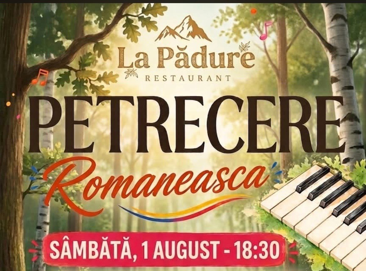 Petrecere Românească la Restaurant La Pădure – Muzică live cu Greierașul & Formația Dinamic
